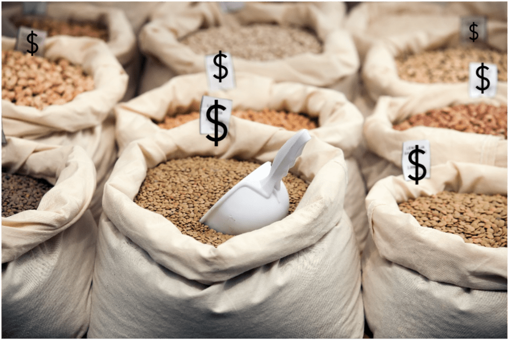 Canadian lentil price