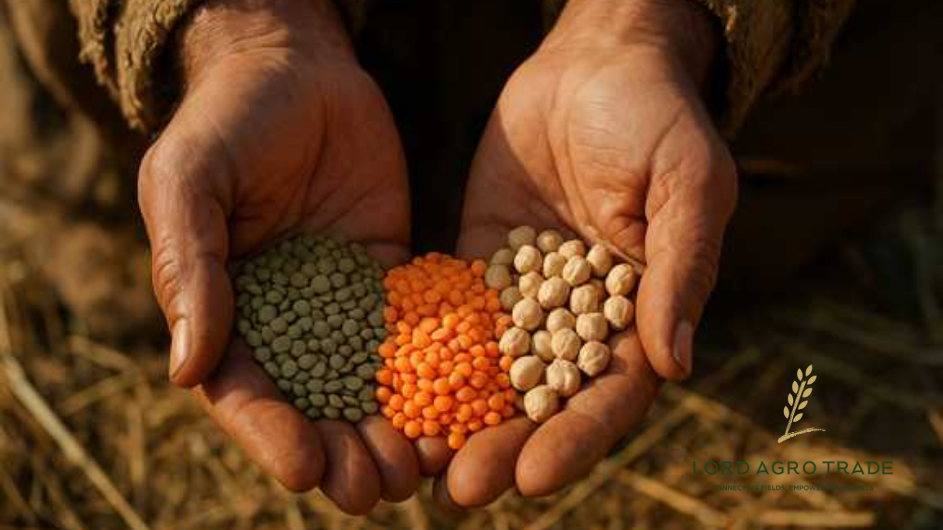 lentil and chickpea